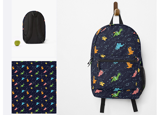 სასკოლო ჩანთის დიზაინი