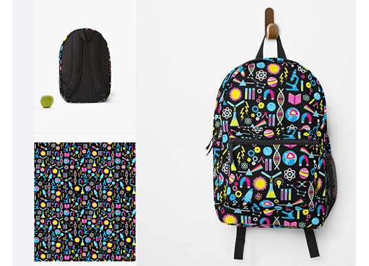 სასკოლო ჩანთის დიზაინი